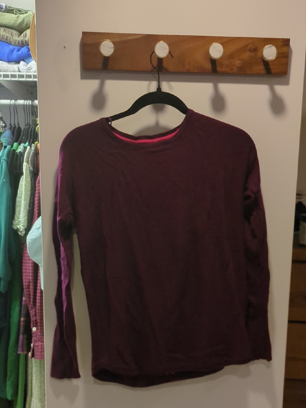 Joules Knitwear Long-Sleeve Crewneck Sweater - Plum